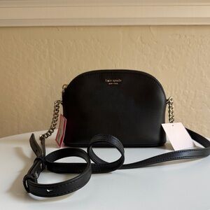 Kate Spade Black Leather Crossbody Bag